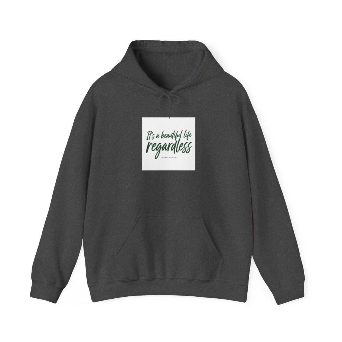 Noah Kahan "It’s a beautiful life, regardless" Hoodie - alternate angle 4, merchandise