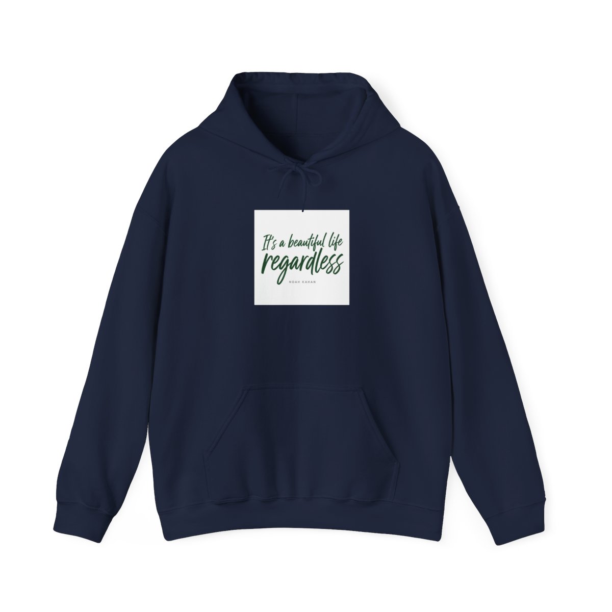 Noah Kahan "It’s a beautiful life, regardless" Hoodie - alternate angle 5, merchandise