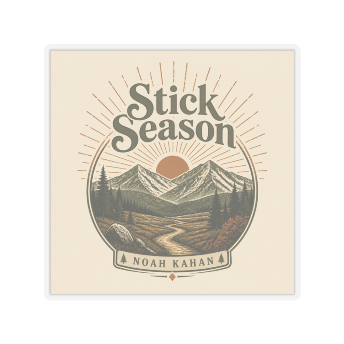 Noah Kahan "Stick Season" Sticker
