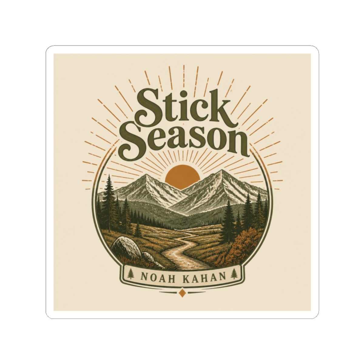 Noah Kahan "Stick Season" Sticker - Official Stickers merchandise