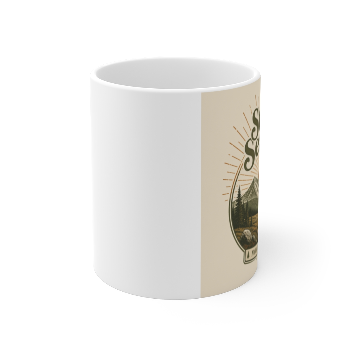 Noah Kahan "Stick Season" White Mug - alternate angle 1, merchandise