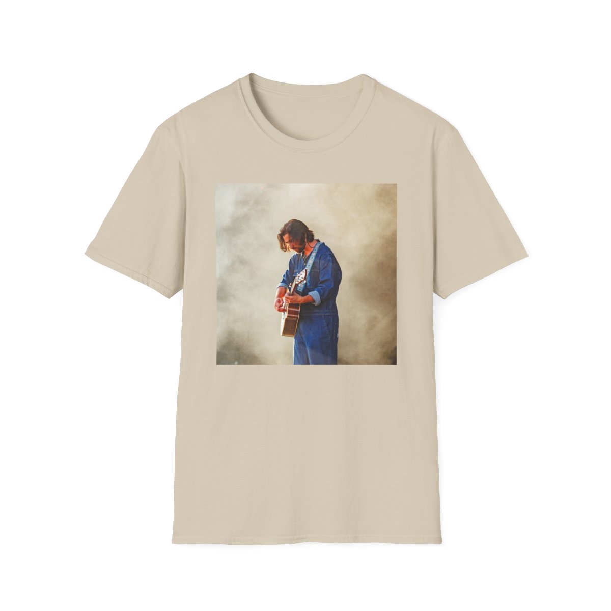 Acoustic Guitar Player T-Shirt | Musician Portrait, Vintage Vibe | Noah Kahan