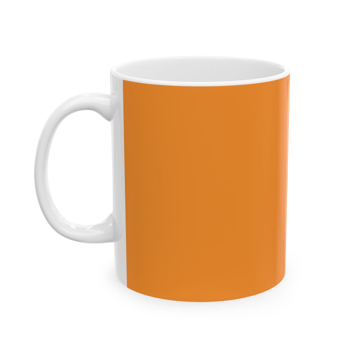 Nyah Kawaii Mug | Orange Text Ceramic Coffee Cup | Noah Kahan - alternate angle 3, merchandise